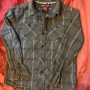 size 7 Tony Hawk button down flannel
